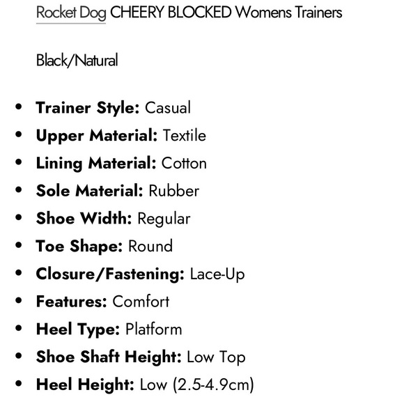 NEW! Rocket Dog Cheery Blocked Sneakers Leopard Cream Black Cheetah NWT Size 8 - Picture 9 of 14